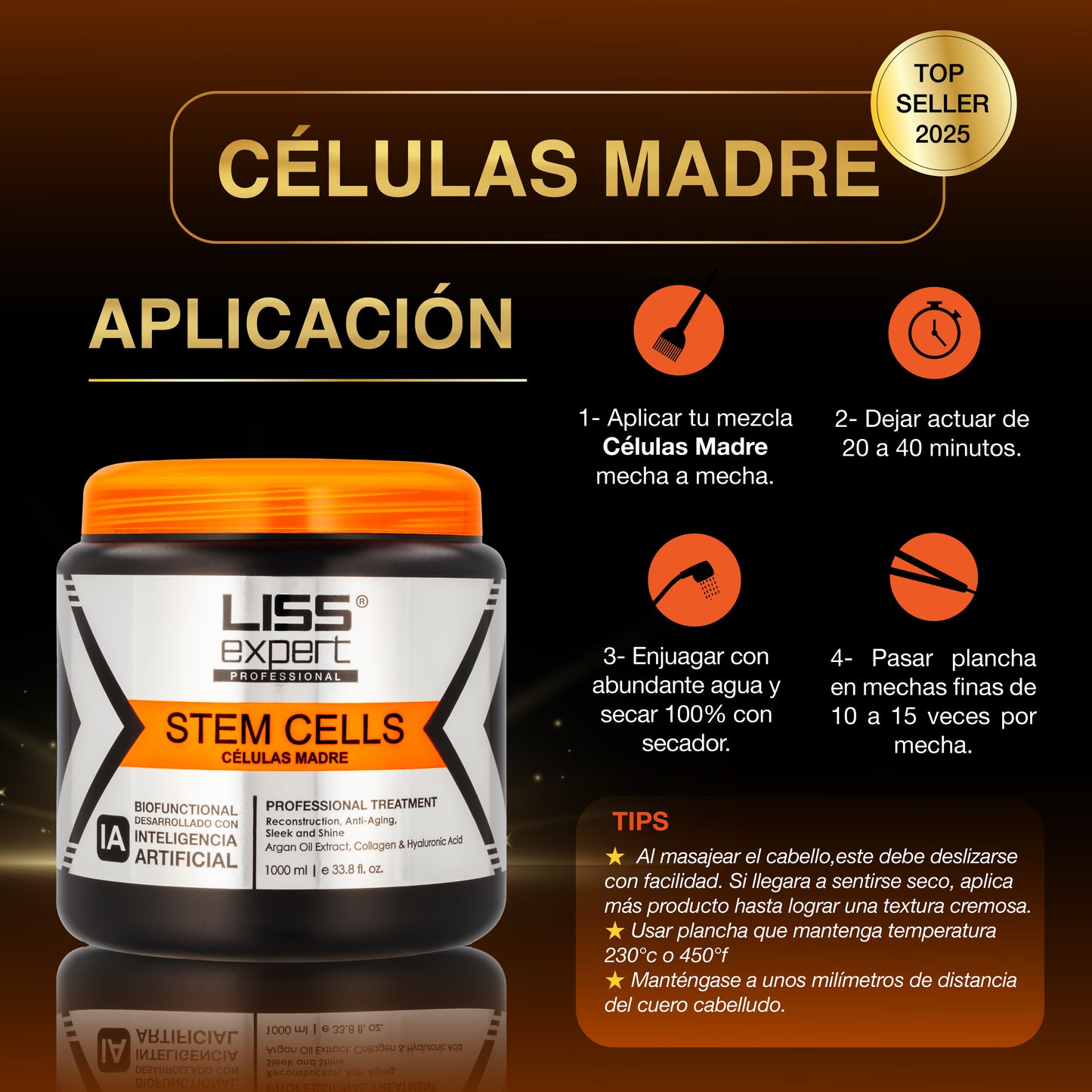 Alisado Células Madre IA 1000ml