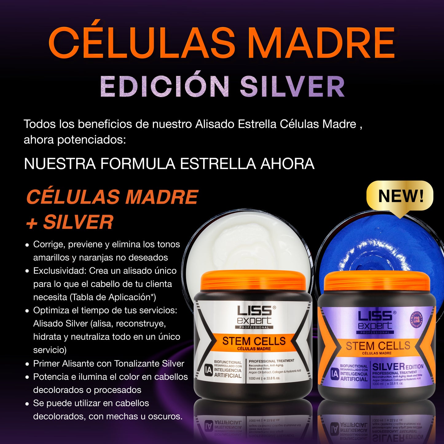 Alisado Células Madre Edición Silver 1000ml