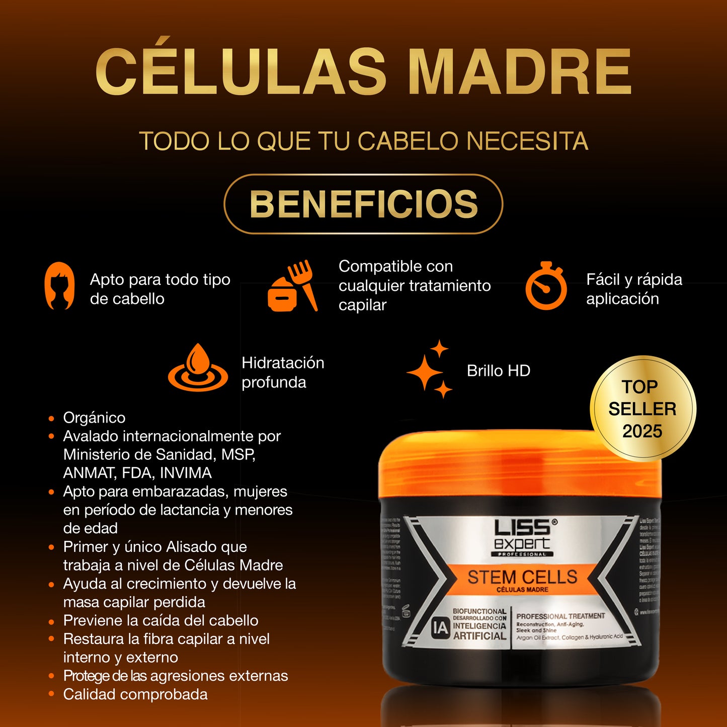 Alisado Células Madre + Alisado Células Madre Edición Silver